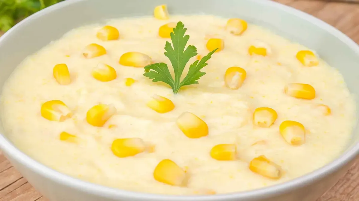 Creme de milho para o almoco: Rapido, nutritivo e que agrada todo mundo