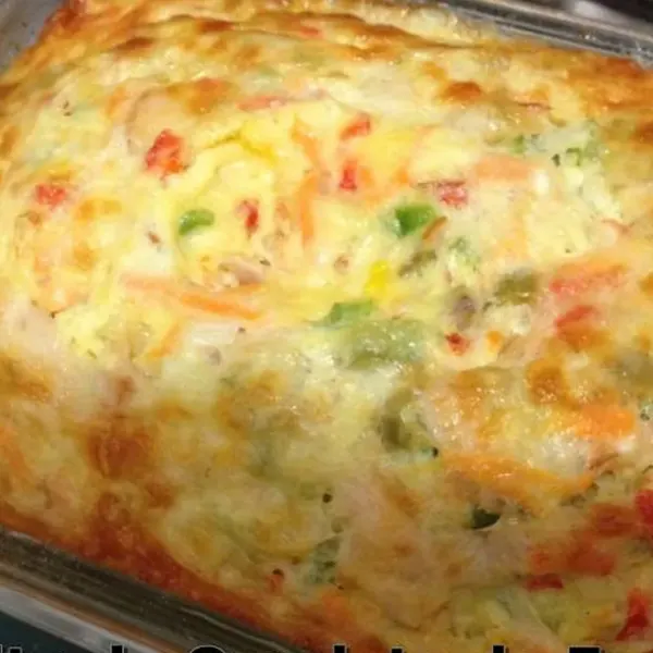 Omelete de forno para o almoco: Rapido, nutritivo e que agrada todo mundo