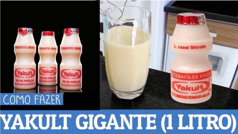 Receita de yakult gigante