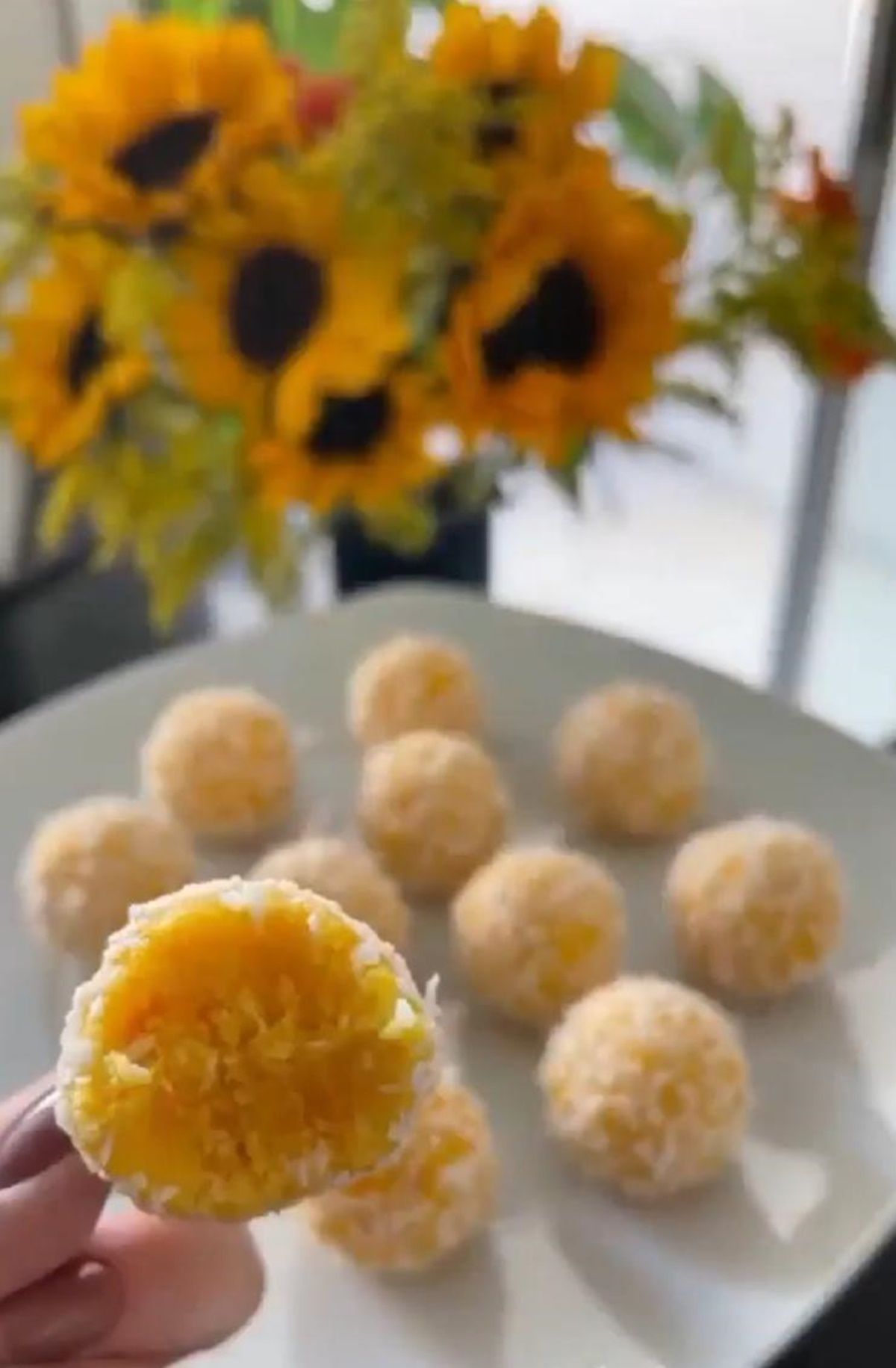 Receita de Docinho de Damasco Fit com Coco