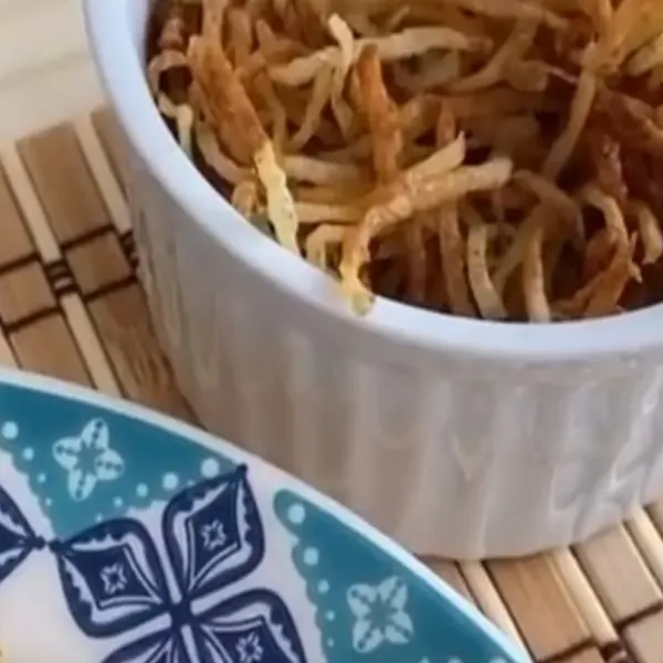 Batata palha airfryer para o almoco: Rapido, nutritivo e que agrada todo mundo