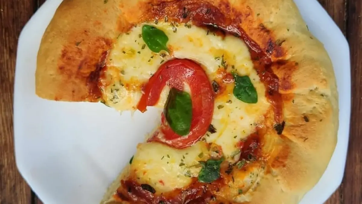 Pizza na airfryer para o jantar: Leve, pratico e perfeito para noites corridas