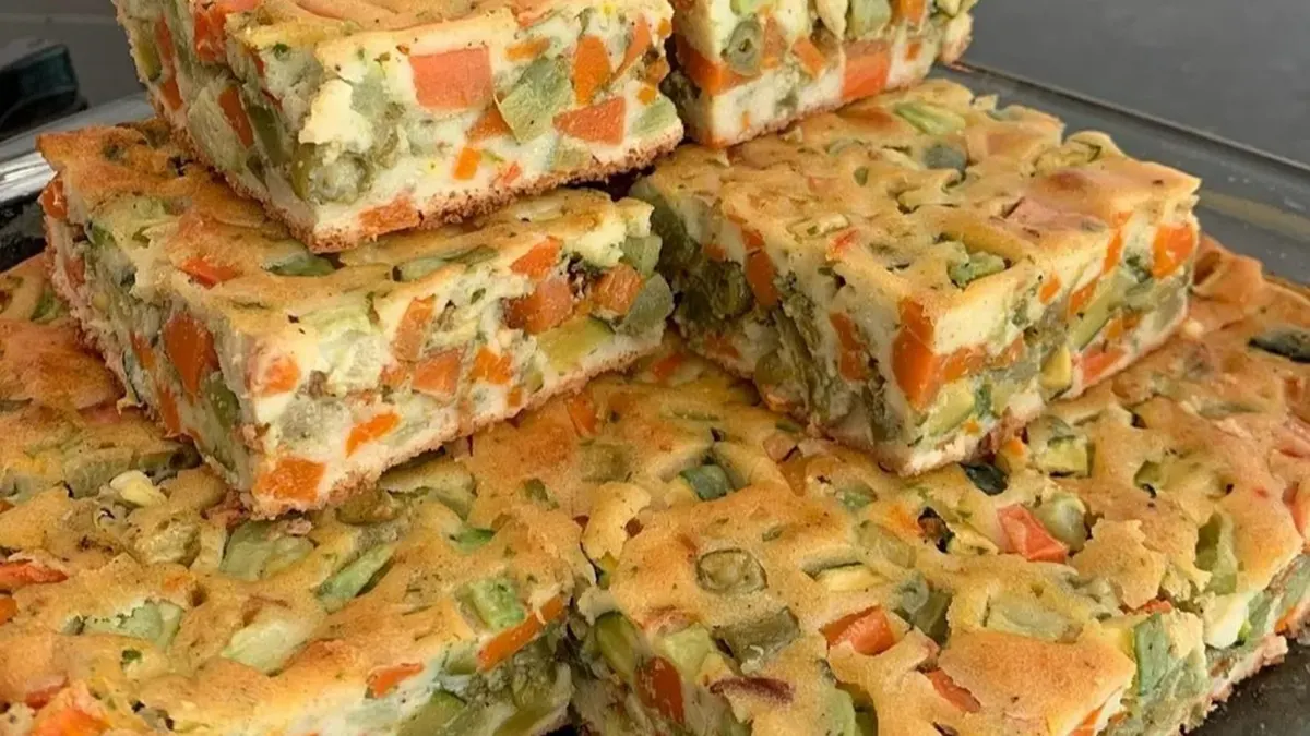 Torta de legumes para o almoco: Rapido, nutritivo e que agrada todo mundo