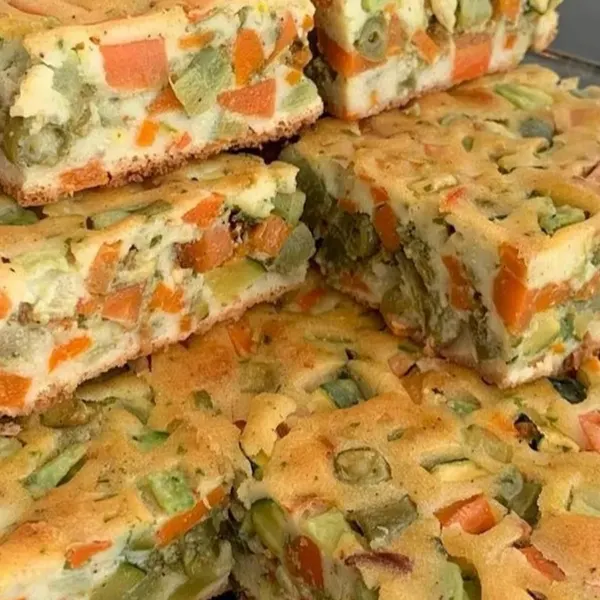 Torta de legumes para o almoco: Rapido, nutritivo e que agrada todo mundo