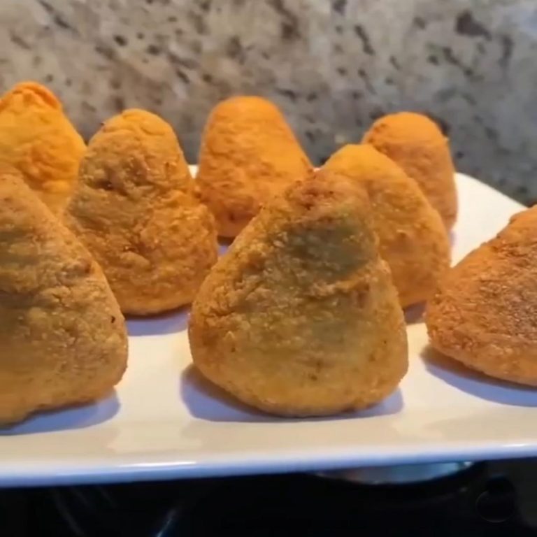 Receita de Coxinha Fit sem massa