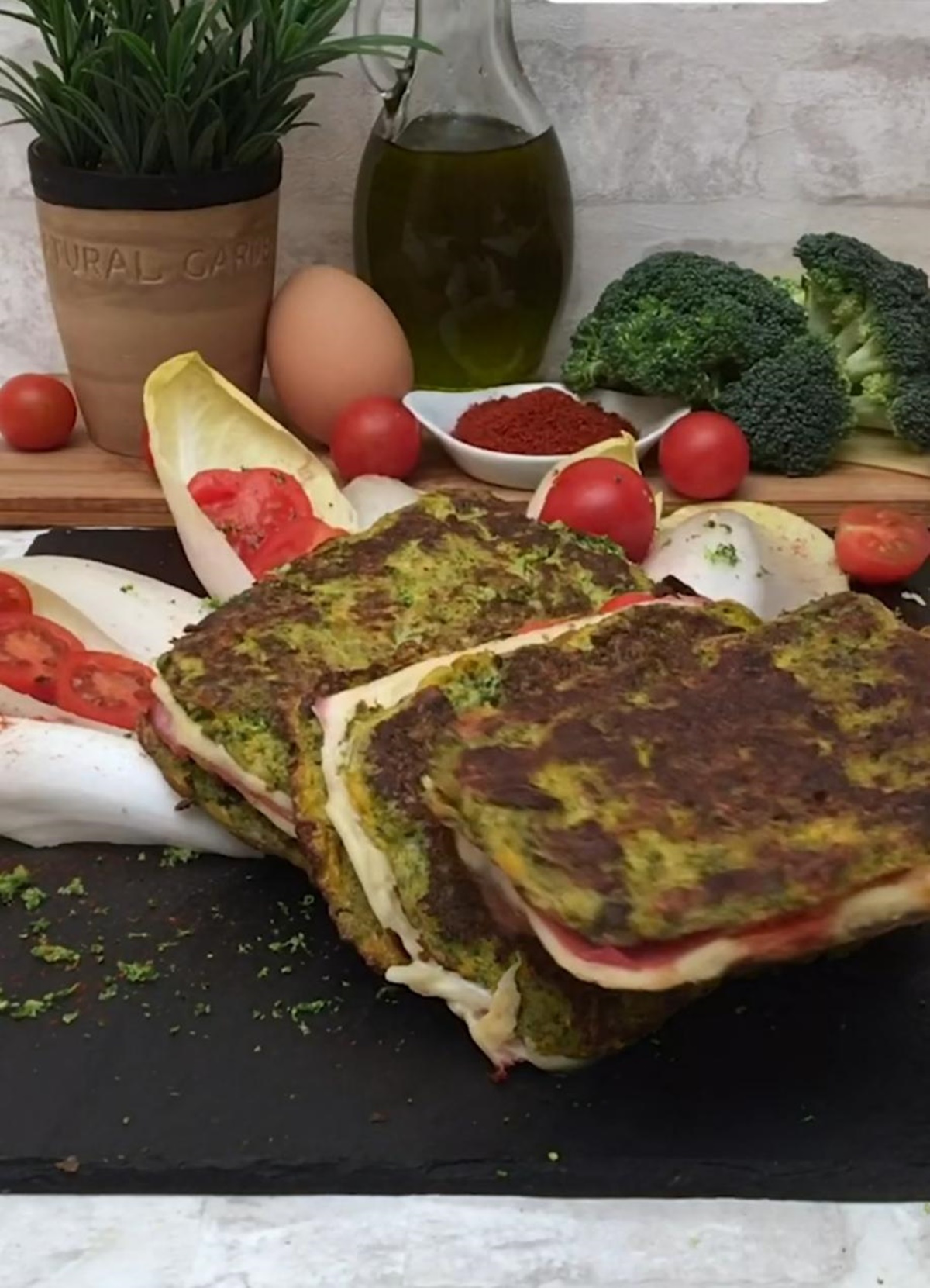 Receita de Sanduíche de Brócolis