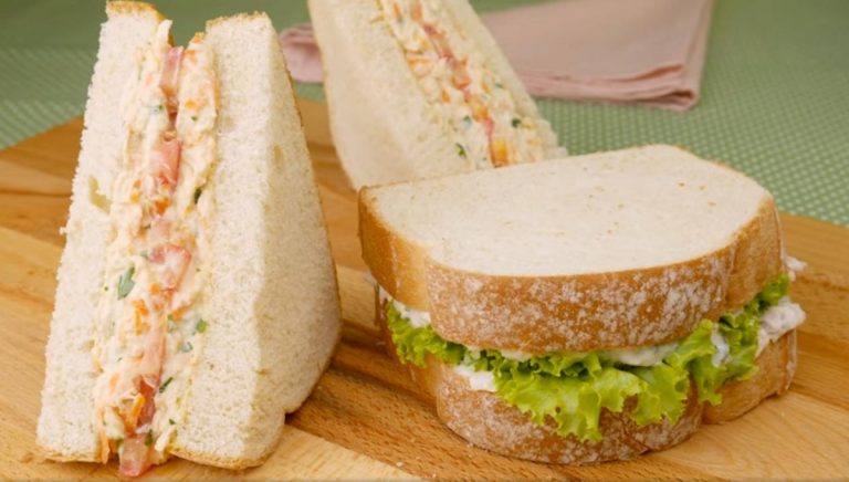 Receita de Sanduíche Natural de Frango