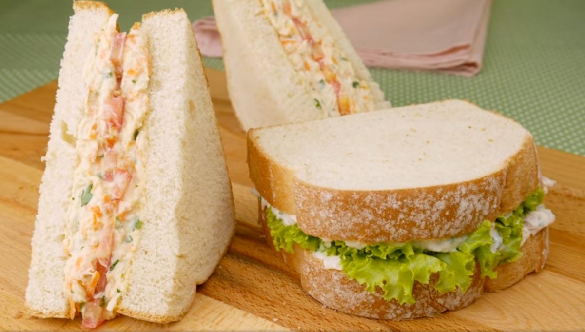 Receita de Sanduíche Natural de Frango