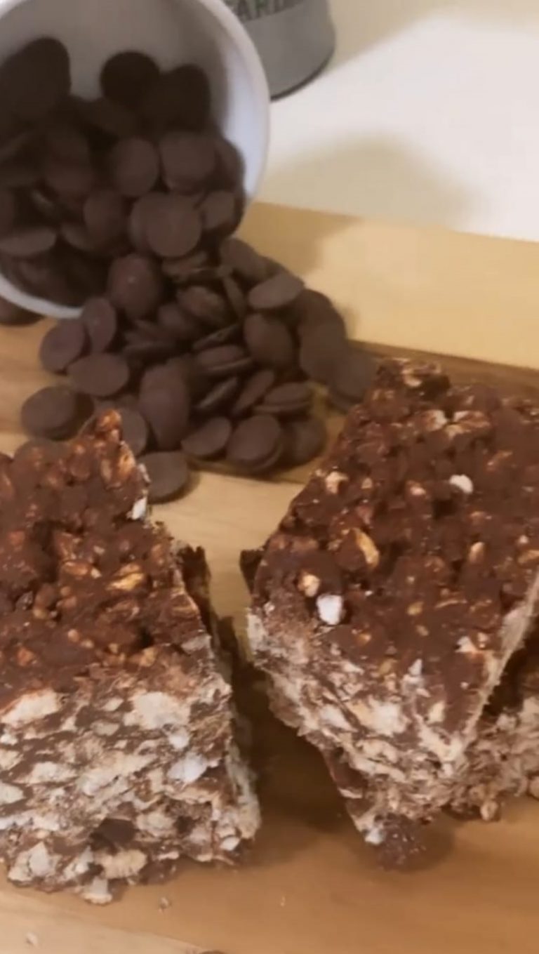 Receita de Doce de Chocolate com Bolacha de Arroz