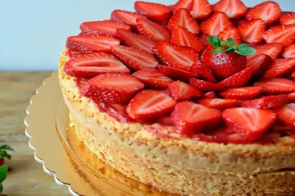 Bolo fit morango fit em 30 min: Saudavel e gostoso que nao parece dieta