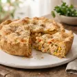 Torta de frango de liquidificador